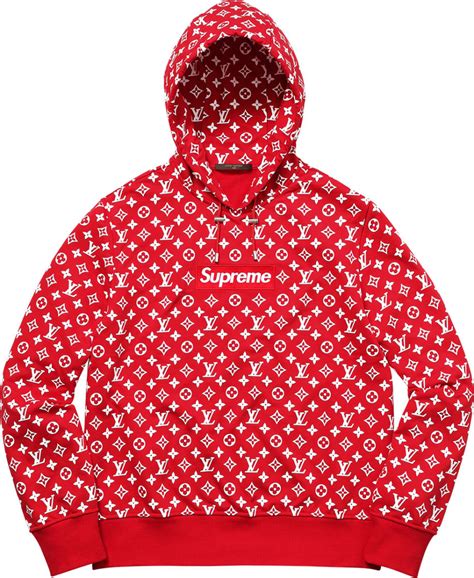 supreme and louis vuitton collab hoodie|supreme Louis Vuitton hoodie.